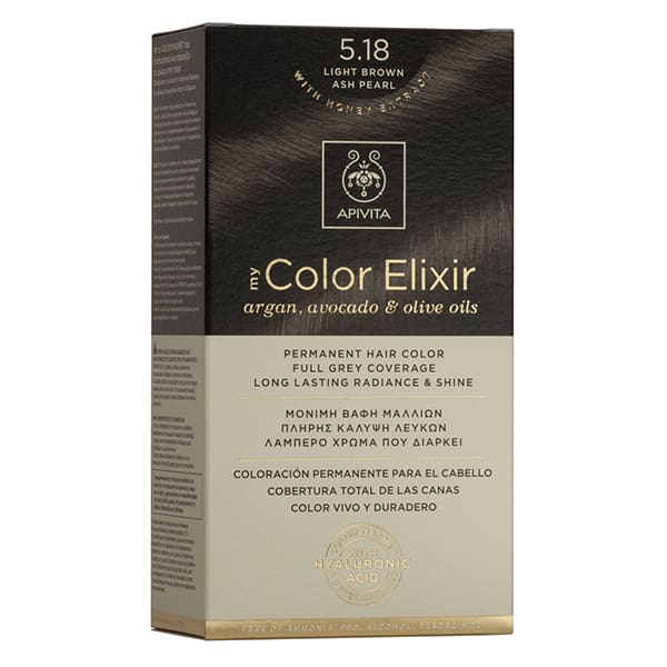 Apivita My Color Elixir 5.18 Καστανό Ανοιχτό Σαντρέ 125ml