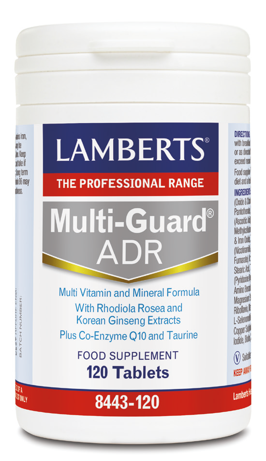 Lamberts Multi-Guard ADR Βιταμίνη για Ενέργεια 120 ταμπλέτες