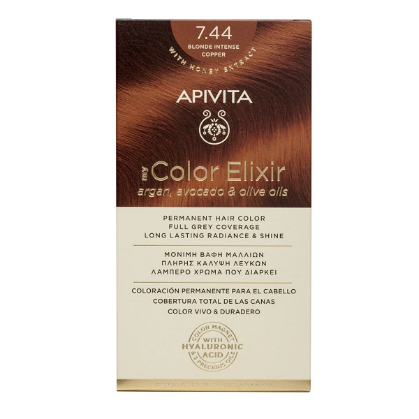 Apivita My Color Elixir 7.44 Ξανθό Έντονο Χάλκινο 125ml