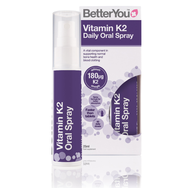 BetterYou Vitamin K2 Daily Oral Spray Βιταμίνη 180mg 25ml