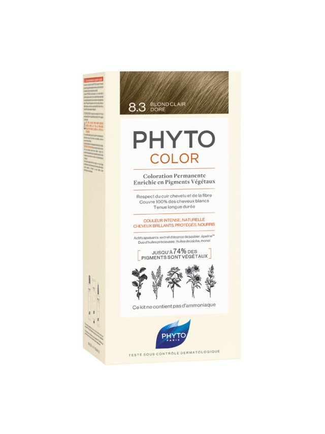 Phyto Phytocolor 8.3 Ξανθό Ανοιχτό Χρυσό 50ml