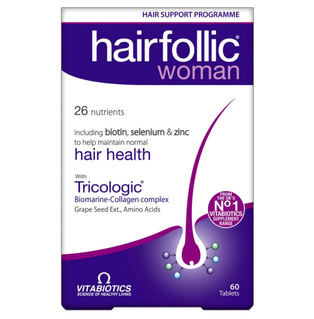 Vitabiotics WellWoman Hairfollic Woman Hair Health Tricologic 60 ταμπλέτες