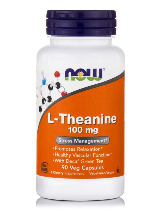 NOW L-THEANINE 100 MG - 90 VCAPS   