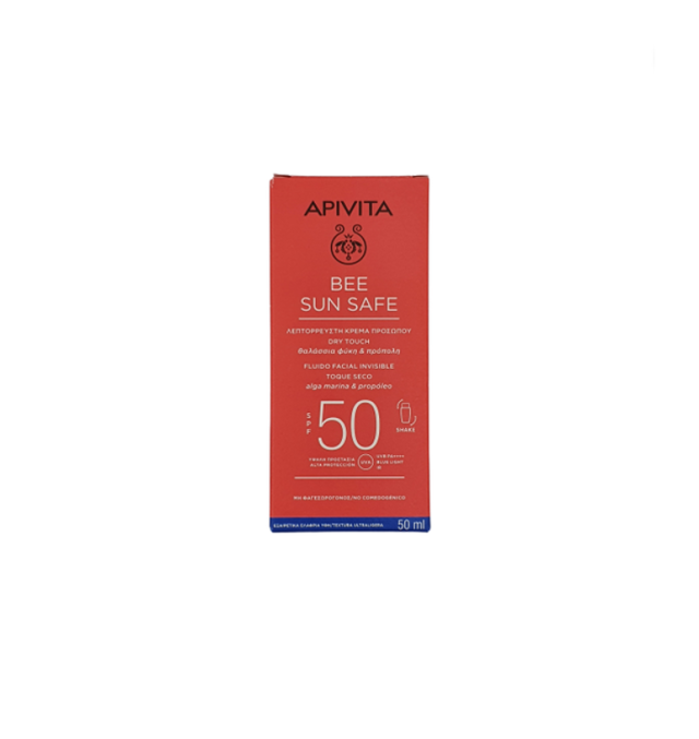 Apivita Bee Sun Safe Αντηλιακή Κρέμα Προσώπου SPF50 50ml