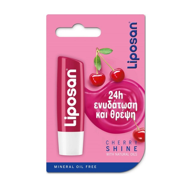 Liposan Cherry Shine Blister Lip Balm με Χρώμα 4.8gr