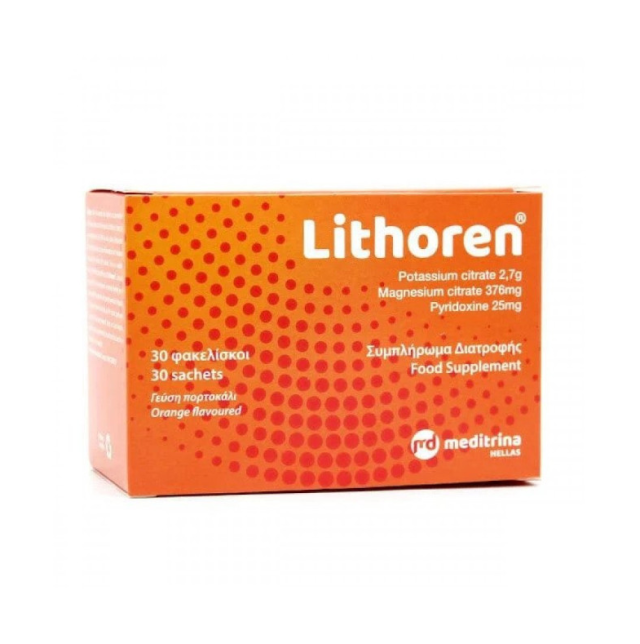 LITHOREN 30 SACHETS (ΠΟΡΤΟΚΑΛΙ)