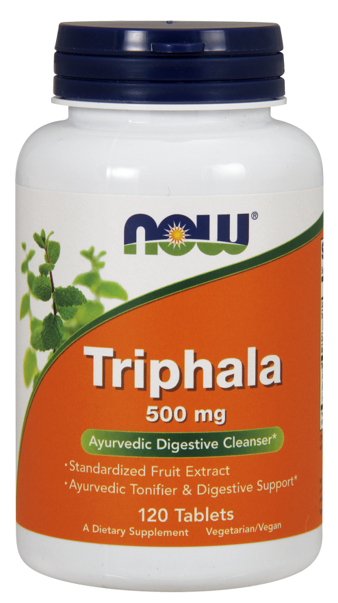 NOW TRIPHALA 500 MG 120 TABS  