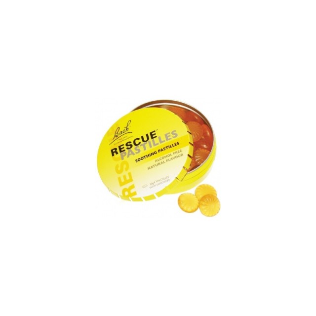 Bach Rescue Pastilles για Άμεση Χαλάρωση με Γεύση Πορτοκάλι 50gr