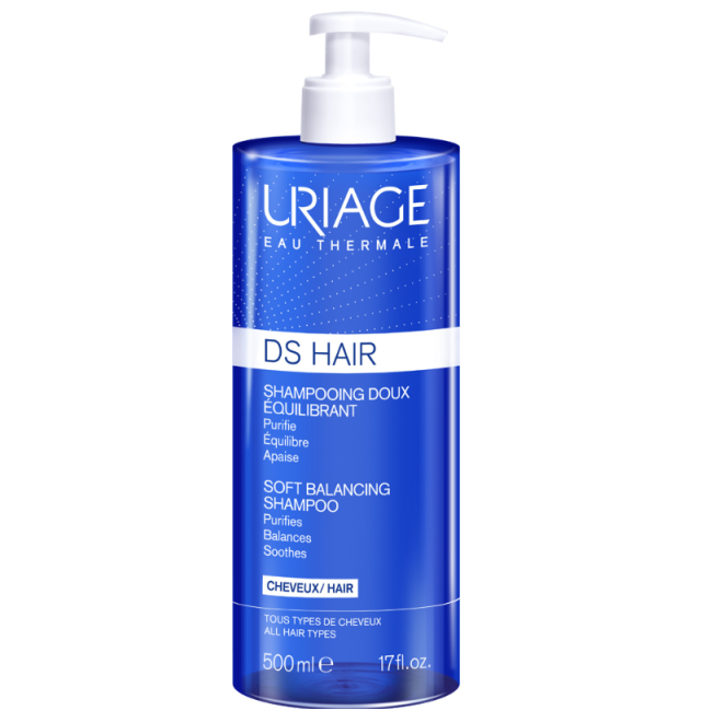 Uriage DS Hair Soft Balancing Shampoo 500ml