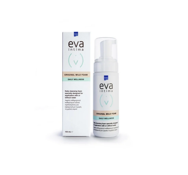 Intermed Eva Original Mild Foam Daily Wellness Αφρός Καθαρισμού με Χαμομήλι και Αλόη 150ml