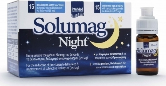 Intermed Solumag Night Συμπλήρωμα για τον Ύπνο 15 x 10ml Πορτοκάλι