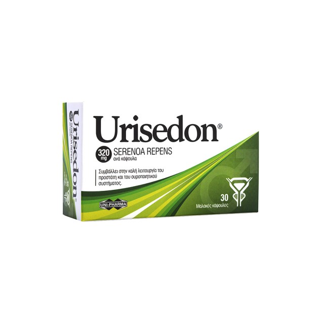 Uni-Pharma Urisedon Συμπλήρωμα για την Υγεία του Προστάτη 320mg 30 μαλακές κάψουλες