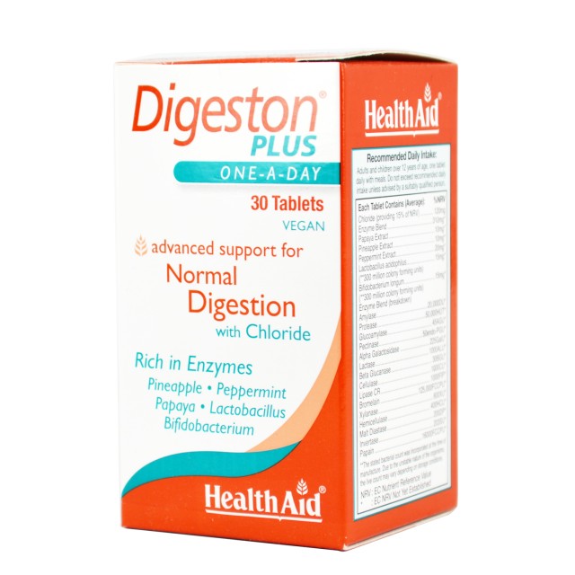 Health Aid Digeston Plus 30 ταμπλέτες