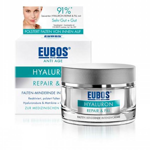 Eubos Hyaluron Repair Filler Κρέμα Προσώπου Ημέρας για Ενυδάτωση, Αντιγήρανση & Σύσφιξη με Υαλουρονικό Οξύ 50ml