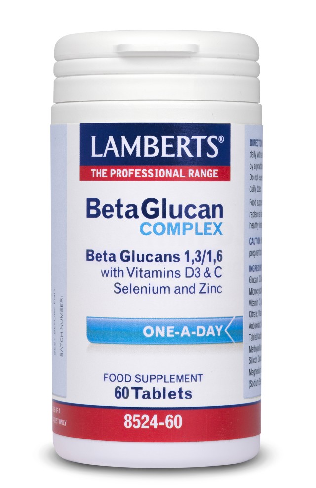 Lamberts Beta Glucan Complex Βιταμίνη για Ανοσοποιητικό 60 ταμπλέτες