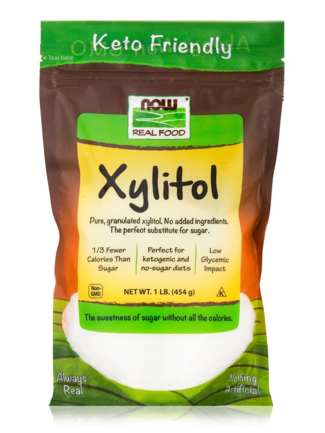 NOW XYLITOL PURE 1 LB (454 GR)  