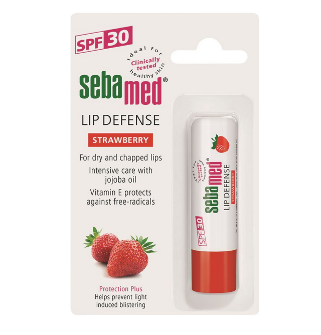 Sebamed Lip Defense Stick SPF30 Strawberry