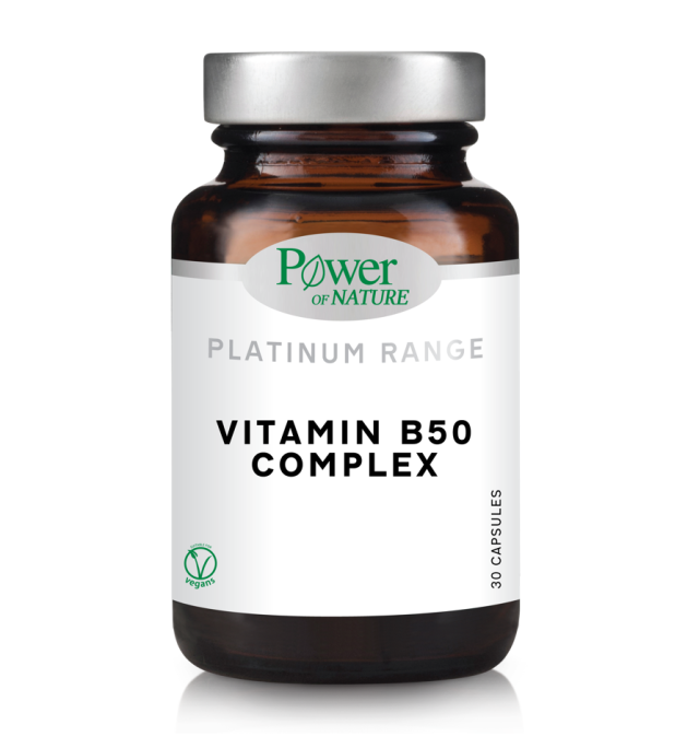 Power Health Platinum Vitamin B50 Complex Βιταμίνη για Μαλλιά & Δέρμα 30caps