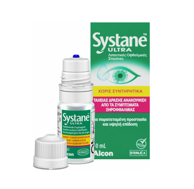 Systane Ultra MPDF Οφθαλμικές Σταγόνες για Ξηροφθαλμία 10ml