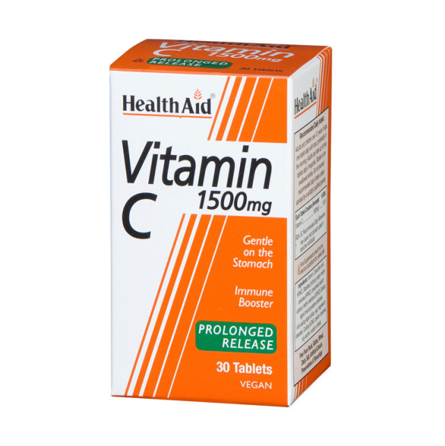 HEALTH AID VITAMIN C 1500MG PROLONGED RELEASE TABLETS 30S