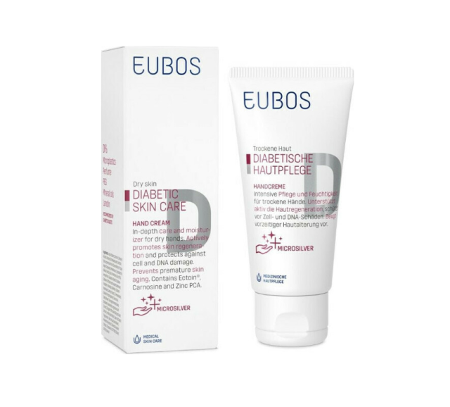 Eubos Diabetic Skin Care Ενυδατική Κρέμα Χεριών για Διαβητικά Χέρια 50ml