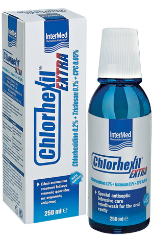 Intermed Chlorhexil Extra Στοματικό Διάλυμα χλωρεξιδίνη 0,20% 250ml