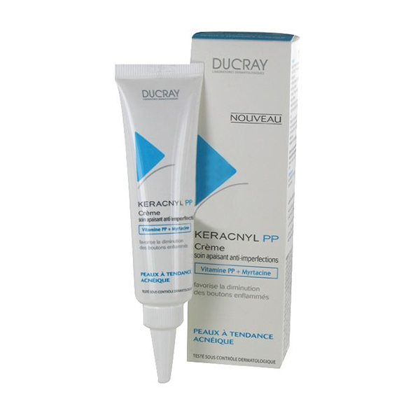 Ducray Keracnyl PP+ 24ωρη Κρέμα Προσώπου για Ατέλειες & Ακμή 30ml