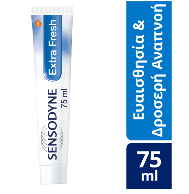 SENSODYNE EXTRA FRESH GEL ΜΠΛΕ 75ML