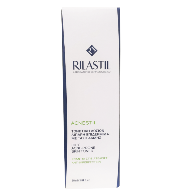 Rilastil Acnestil Oily Acne-Prone Skin Toner Τονωτική Λοσιόν για Λιπαρές Επιδερμίδες με άση Ακμής 90ml