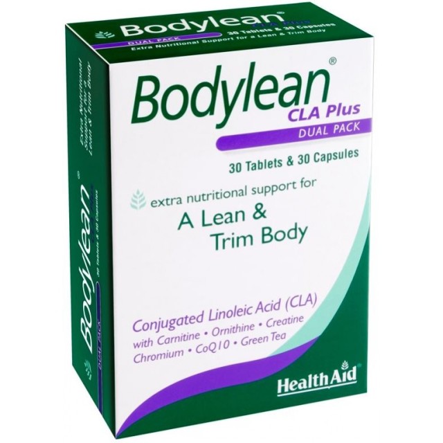 Health Aid Bodylean CLA Plus Συμπλήρωμα για Αδυνάτισμα 30 κάψουλες 30 ταμπλέτες