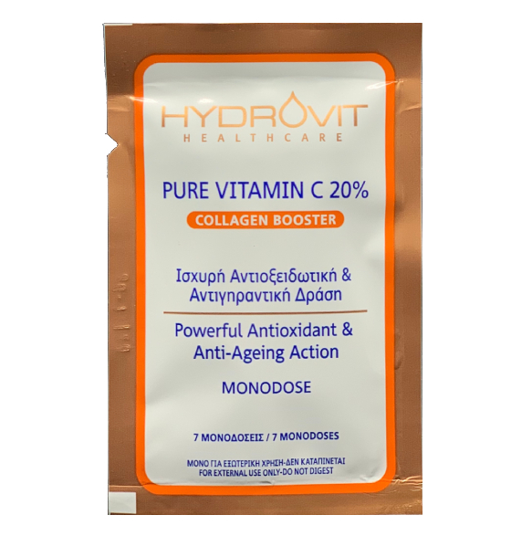 Target Pharma Hydrovit Collagen Αντιγηραντικό Booster Προσώπου με Βιταμίνη C 7τμχ