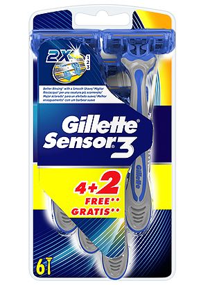 PGILLETTE SENSOR3 ΑΝΔΡ. (4+2 ΔΩΡΟ) ΕΣ