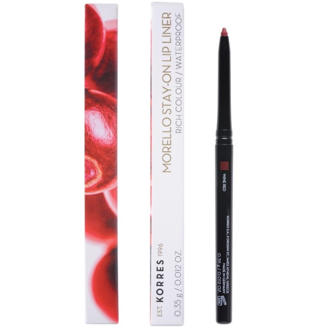 Korres Μorello Stay On Lip Liner 03 Wine Red