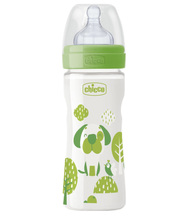 CHICCO ΜΠΙΜΠΕΡΟ NATURE GLASS 240ML TS 1ΤΡ DOG