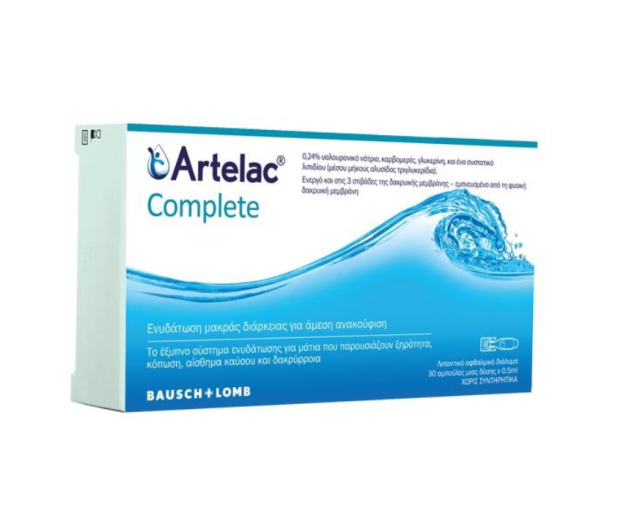 BAUSCH & LOMB ARTELAC COMPLETE 30 SDU