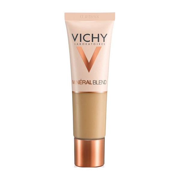 VICHY Mineral Blend 16H Hold Fresh Complexion Hydrating Foundation 12 Sienna Ενυδατικό Foundation για Λαμπερή Επιδερμίδα 30ml