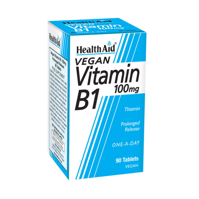 Health Aid Vitamin B1 Βιταμίνη για Ενέργεια 100mg 90 ταμπλέτες