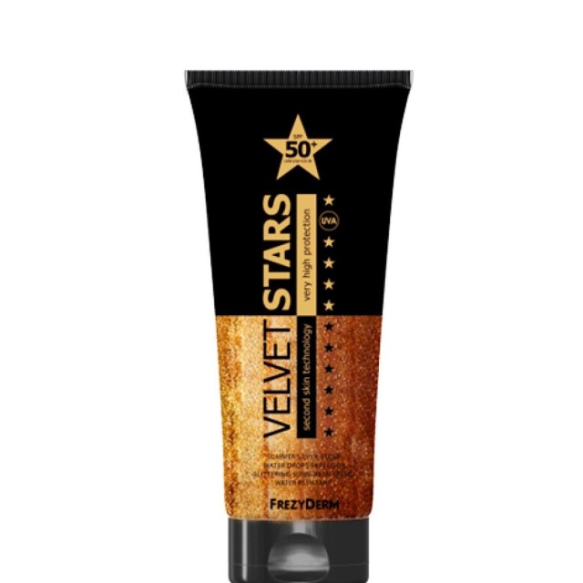 Frezyderm Velvet Stars SPF50+ Silver Glow Αντηλιακό Σώματος με Glitter175ml