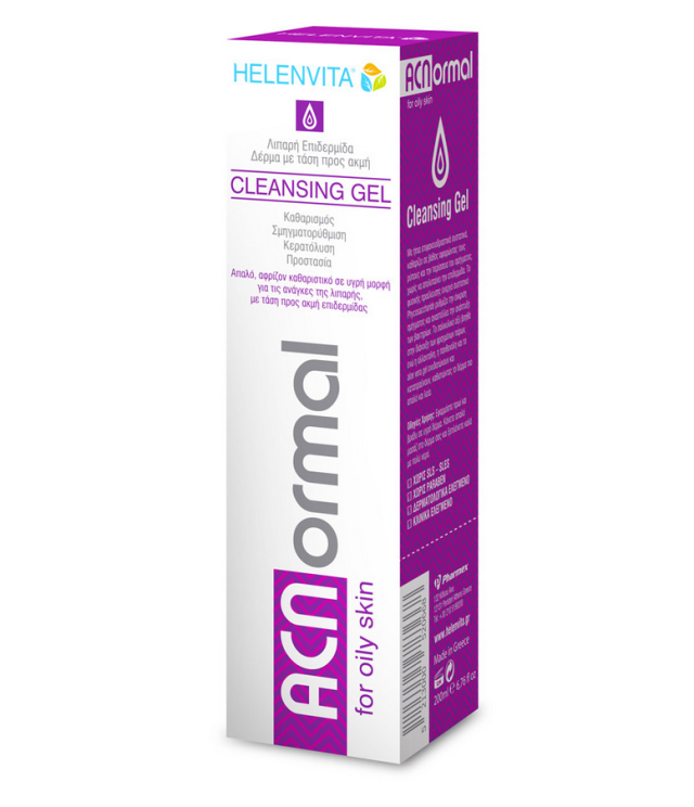 Helenvita Gel κατά της Ακμής ACNormal για Λιπαρές Επιδερμίδες 200ml