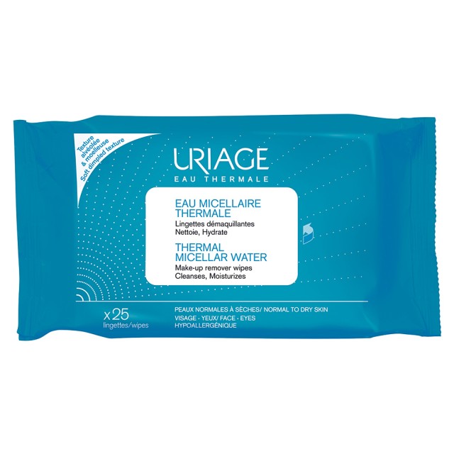 URIAGE THERMAL MICELLAR WATER WIPES x25