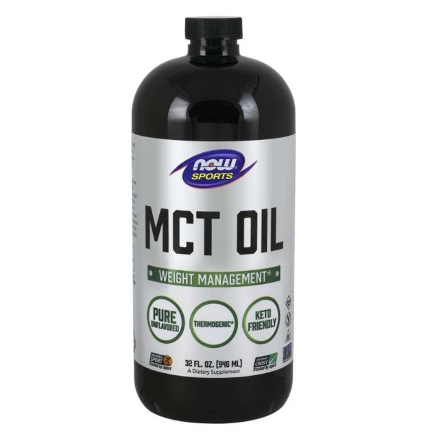 NOW MCT OIL, 100% PURE VEGETERIAN 32 OZ  