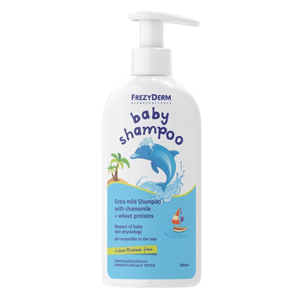 Frezyderm Baby Shampoo Βρεφικό Σαμπουάν Χαμομήλι με Αντλία 300ml