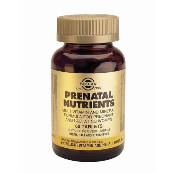 Solgar Prenatal Nutrients 60tabs