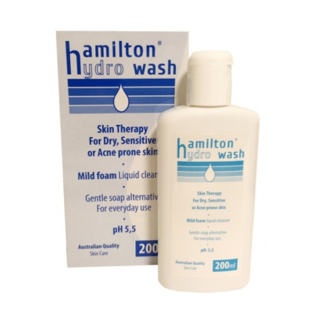 HAMILTON HYDRO WASH LIQUUID CLEANSER 200ML