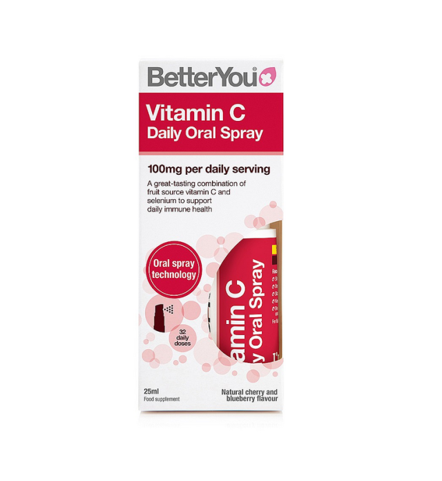 BetterYou Vitamin C Βιταμίνη για Ενέργεια & Ανοσοποιητικό 100mg Cherry Blueberry 25ml