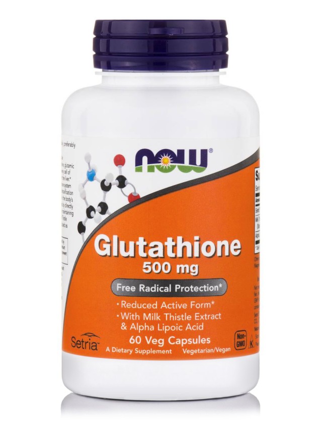 NOW GLUTATHIONE 500 MG 60 VCAPS  