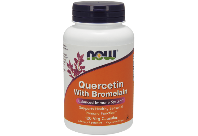 NOW QUERCETIN W/BROMELAIN  120 VCAPS