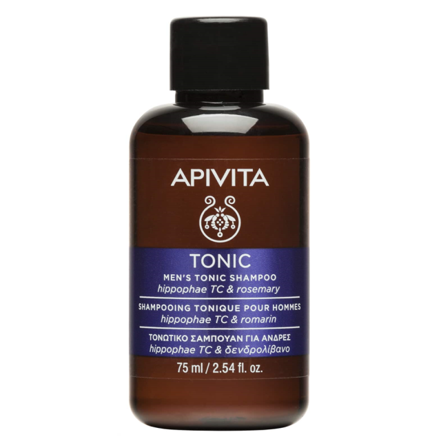 Apivita Mens Tonic Hippophae TC & Rosemary Σαμπουάν κατά της Τριχόπτωσης για Όλους τους Τύπους Μαλλιών 75ml