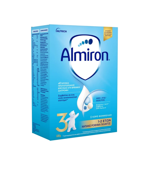 Nutricia Γάλα σε Σκόνη Almiron 3 12m+ 600gr