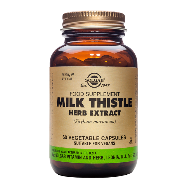 Solgar Milk Thistle Herb Extract 60veg caps